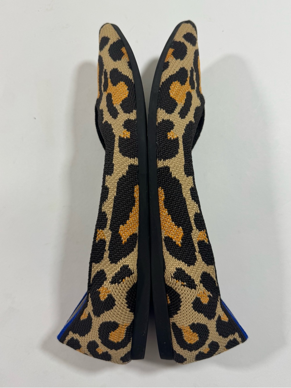 Rothy’s The Point Big Cat Flats Shoes Leopard Print - Picture 7 of 9